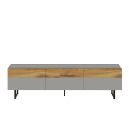 Hanah Home Soporte de TV Gris y Roble